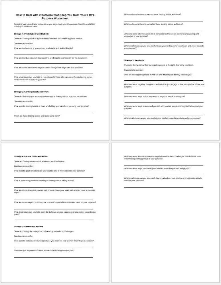 How to Deal with Obstacles - Life Purpose PLR