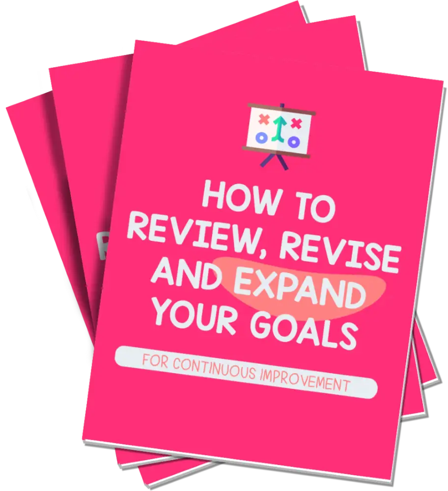 how to review, revise, and expand your goals report plr