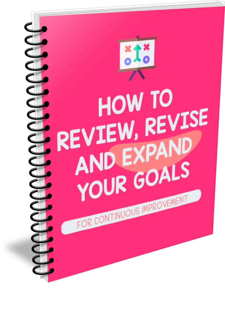 how to review, revise, and expand your goals report plr