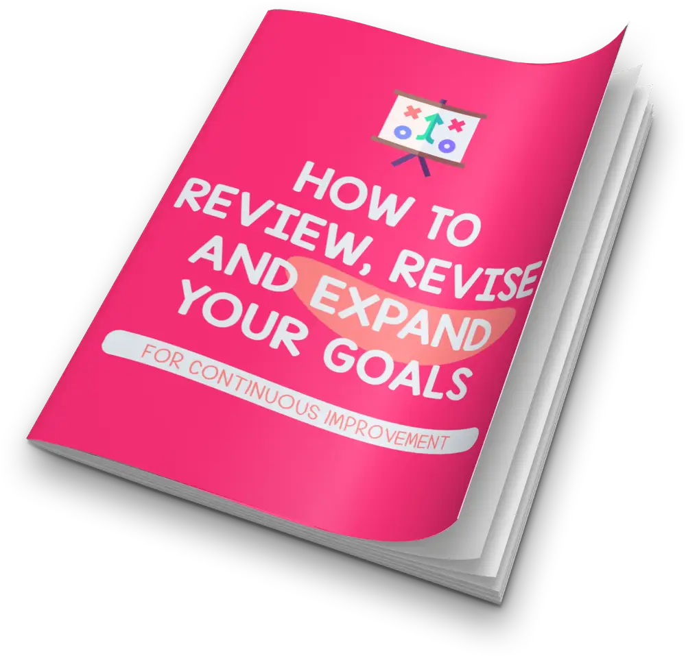 how to review, revise, and expand your goals report plr