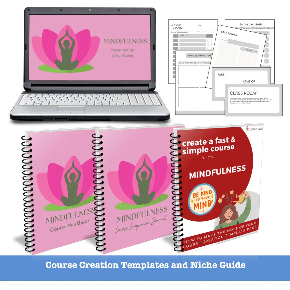 mindfulness niche course templaye