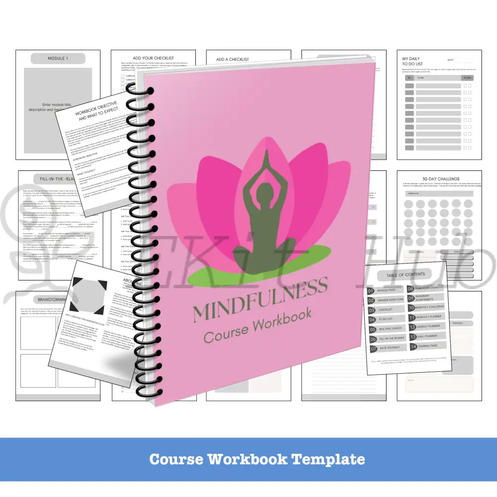 personal development online course templates