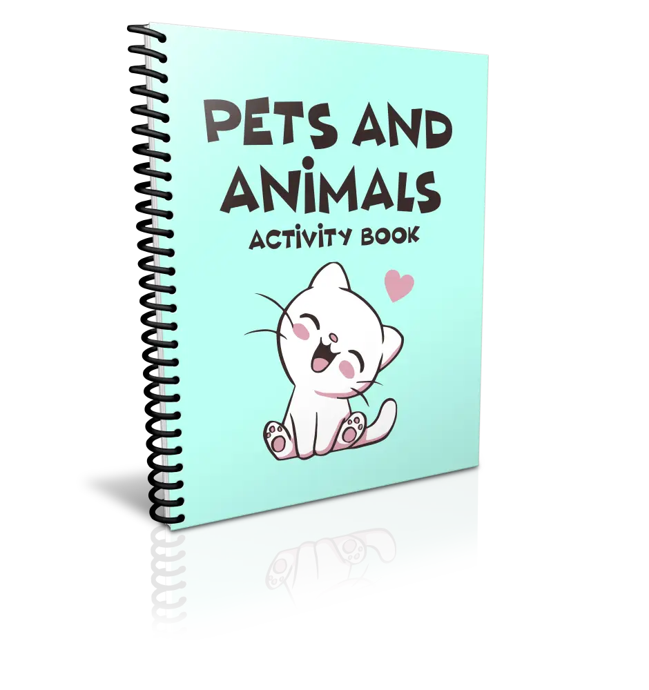 ’Pets & Animals’ Plr Activity Book Printable Journals