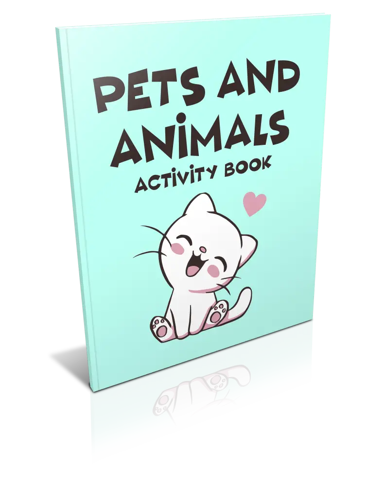 ’Pets & Animals’ Plr Activity Book Printable Journals