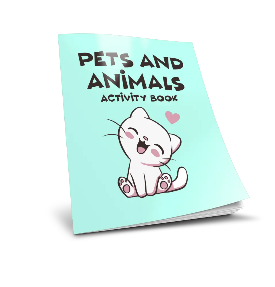 ’Pets & Animals’ Plr Activity Book Printable Journals
