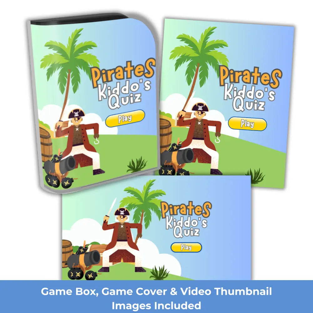 Pirate Quiz Kid’s Game- Plr Rights Printable Journals