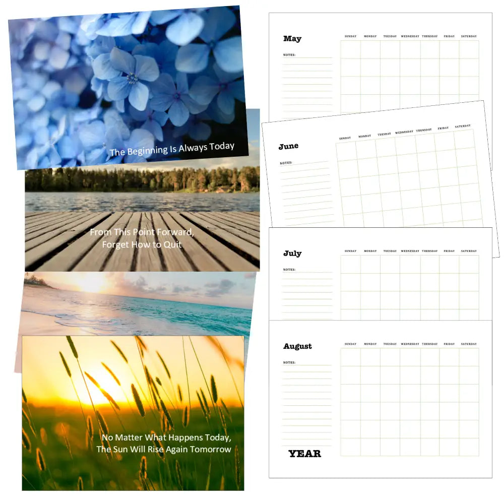 positive living printable plr calendar