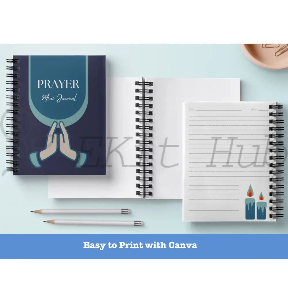 Prayer Canva Journal Template - Mini Plr Templates