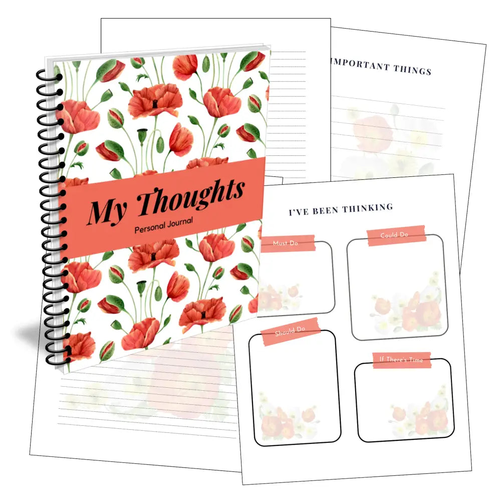 Printable Journal For Women - Canva Plr Templates