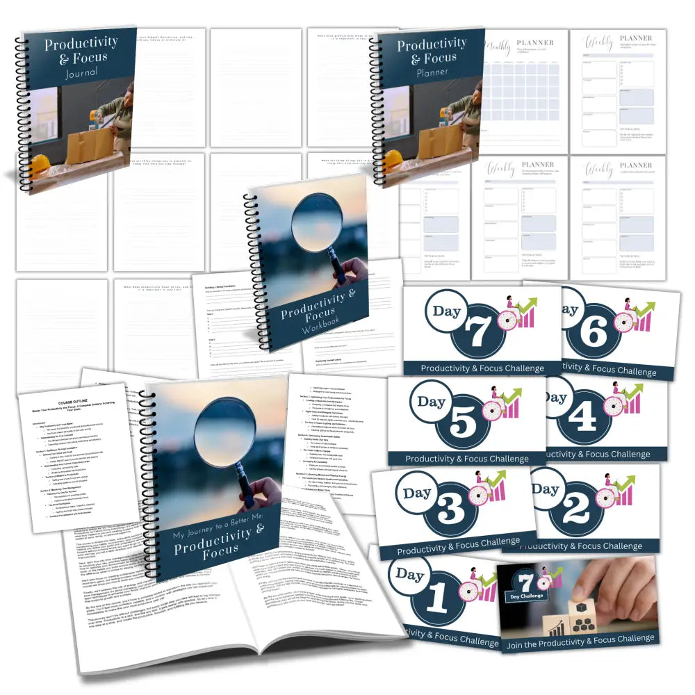 Productivity & Focus - A Better Me PLR Course PLR Reports