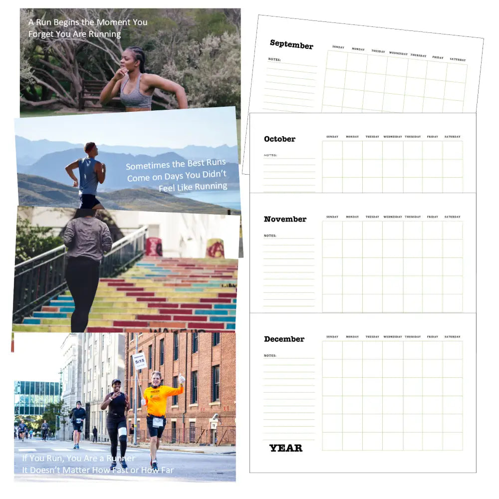 running printable plr calendar