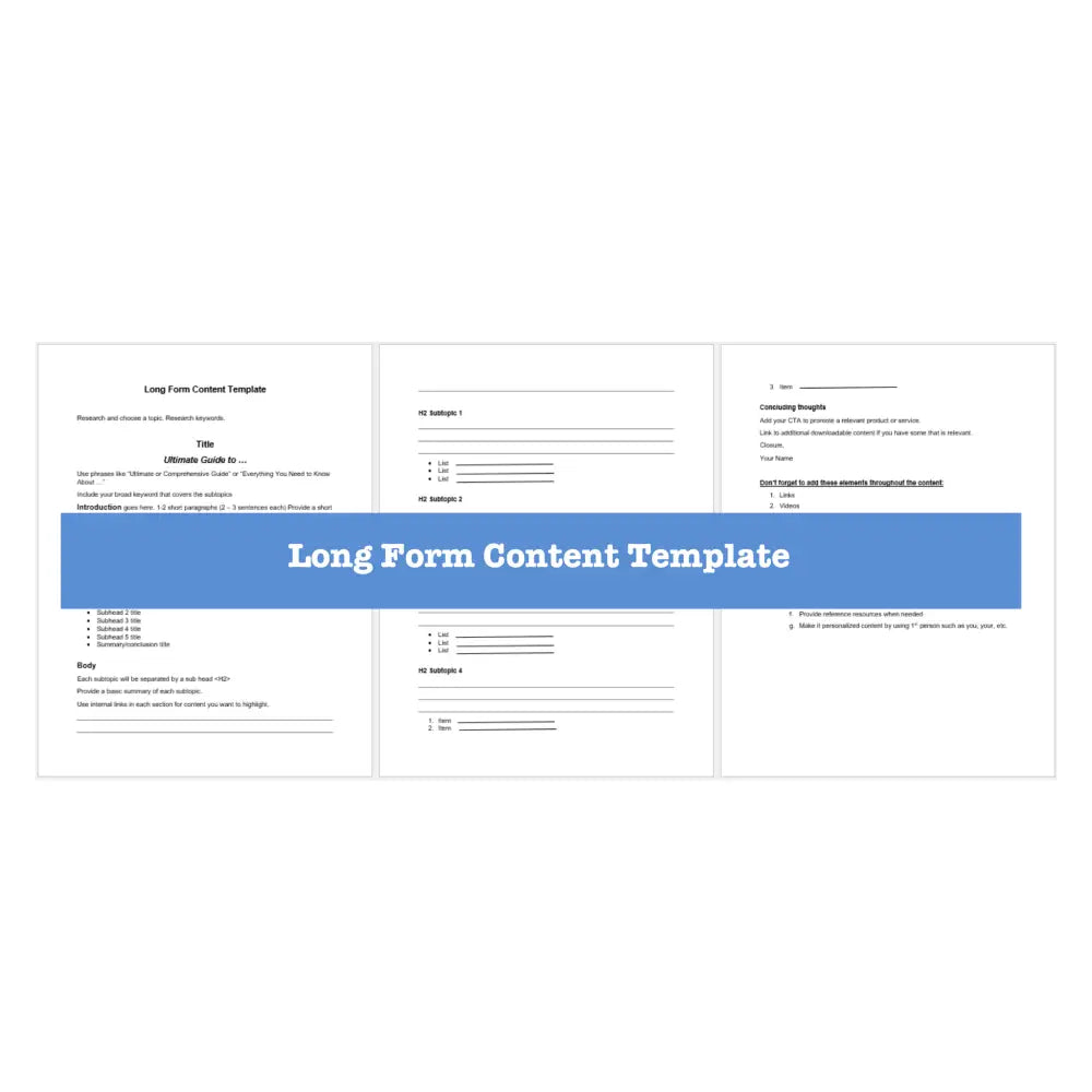 Search Engine Optimization (Seo) Guide With Templates And Checklists Business