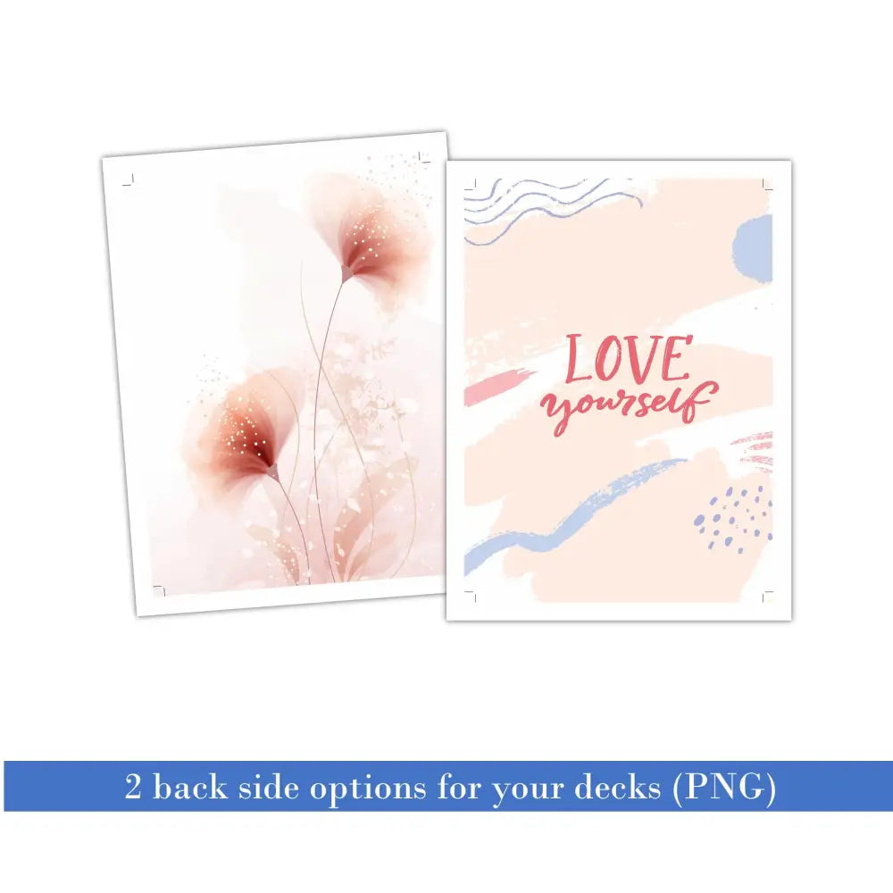Self-Acceptance Affirmations - Plr Card Deck Business Templates