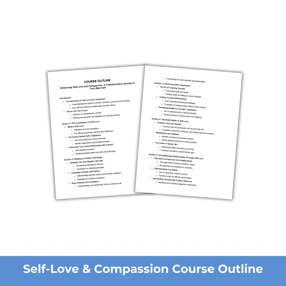 Self-Love & Compassion - A Better Me PLR Course PLR Reports
