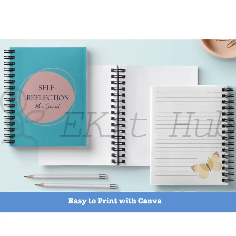 Self-Reflection Canva Journal Template - Mini Plr Templates