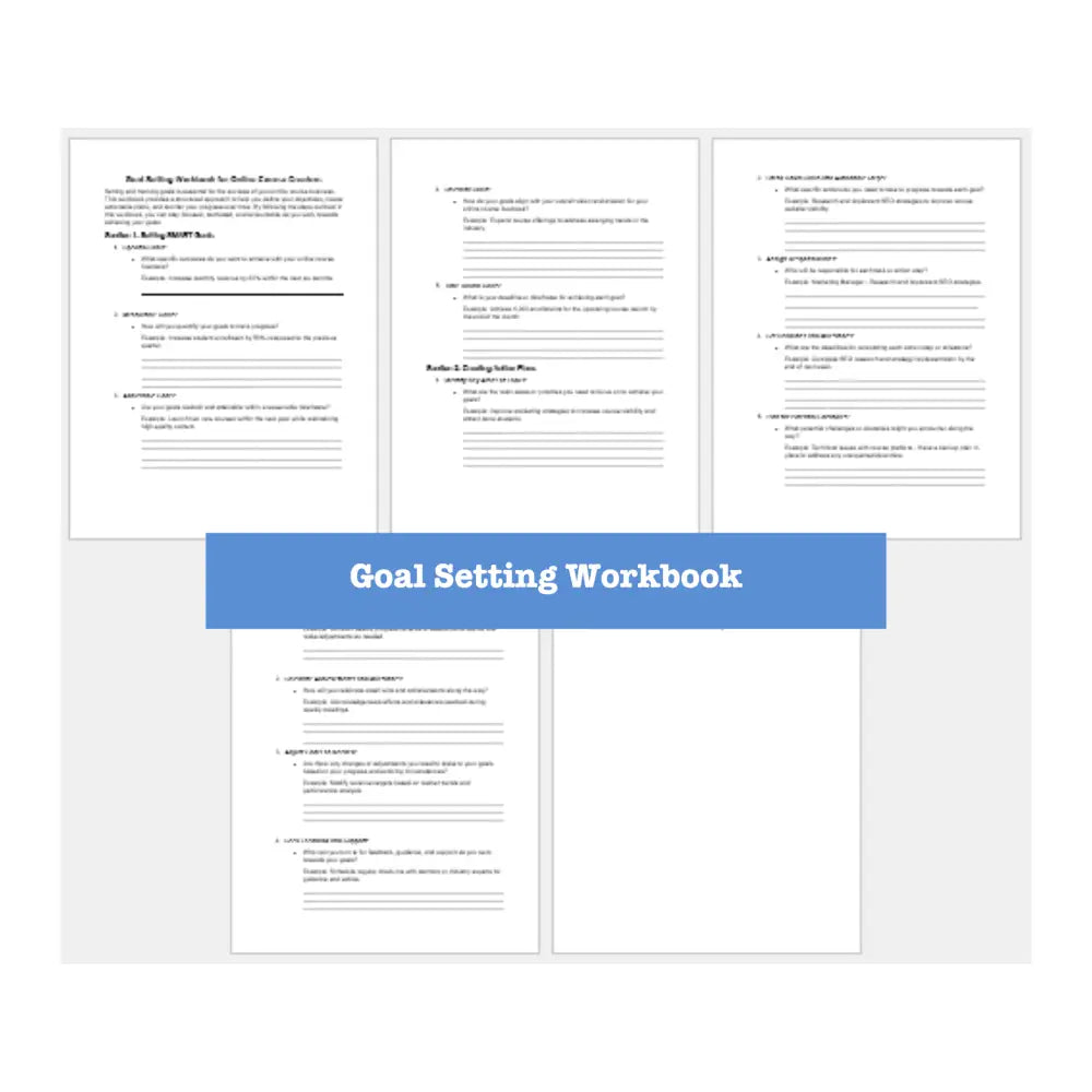 Sell Online Courses Guide + Templates Business