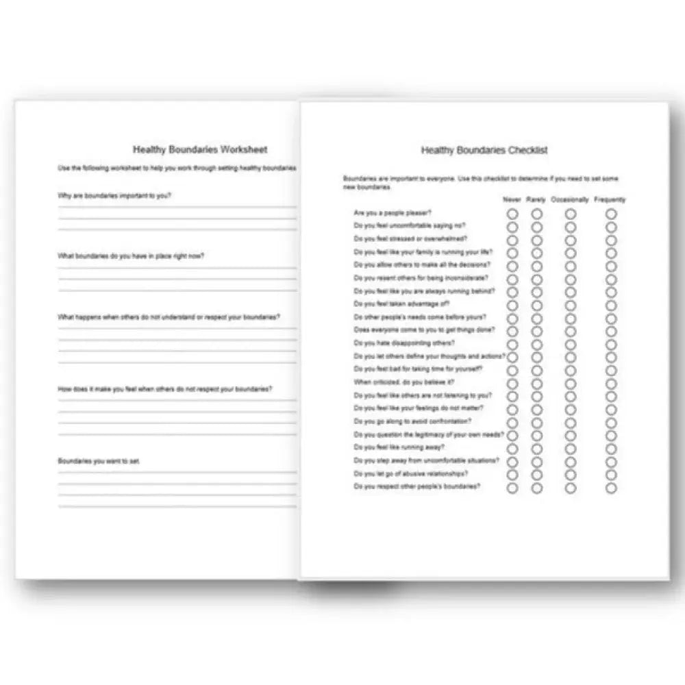 setting healthy boundaries plr
