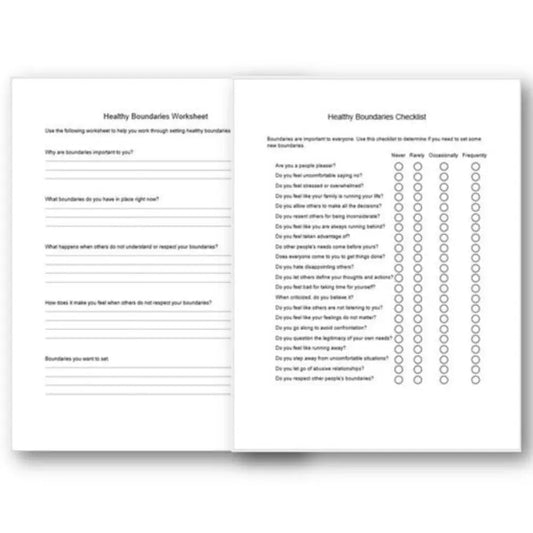 setting healthy boundaries plr