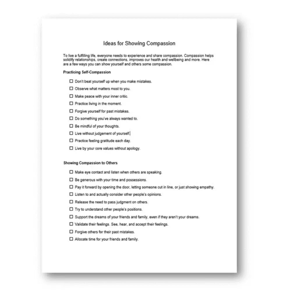 Social Life Assessment and Wellness ckl PLR
