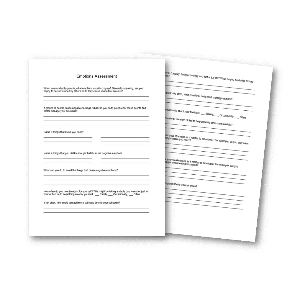 Stress & Emotions PLR Printable