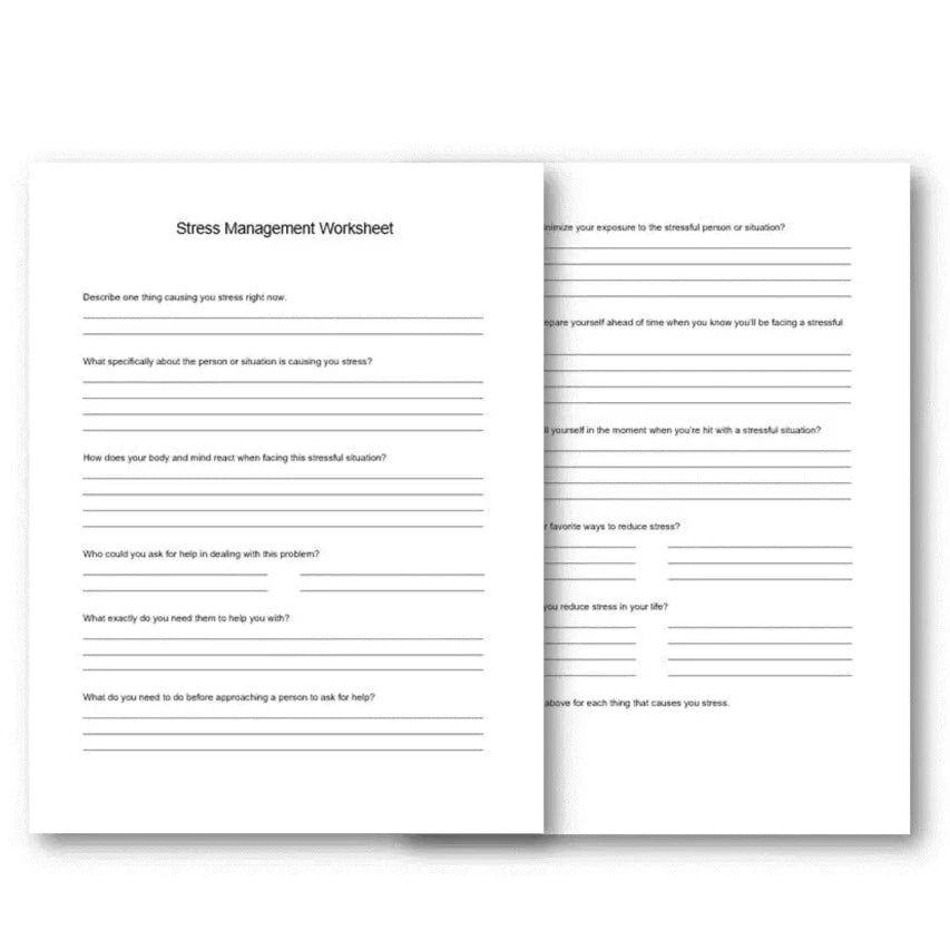 Stress Management & Stress Reduction wks PLR