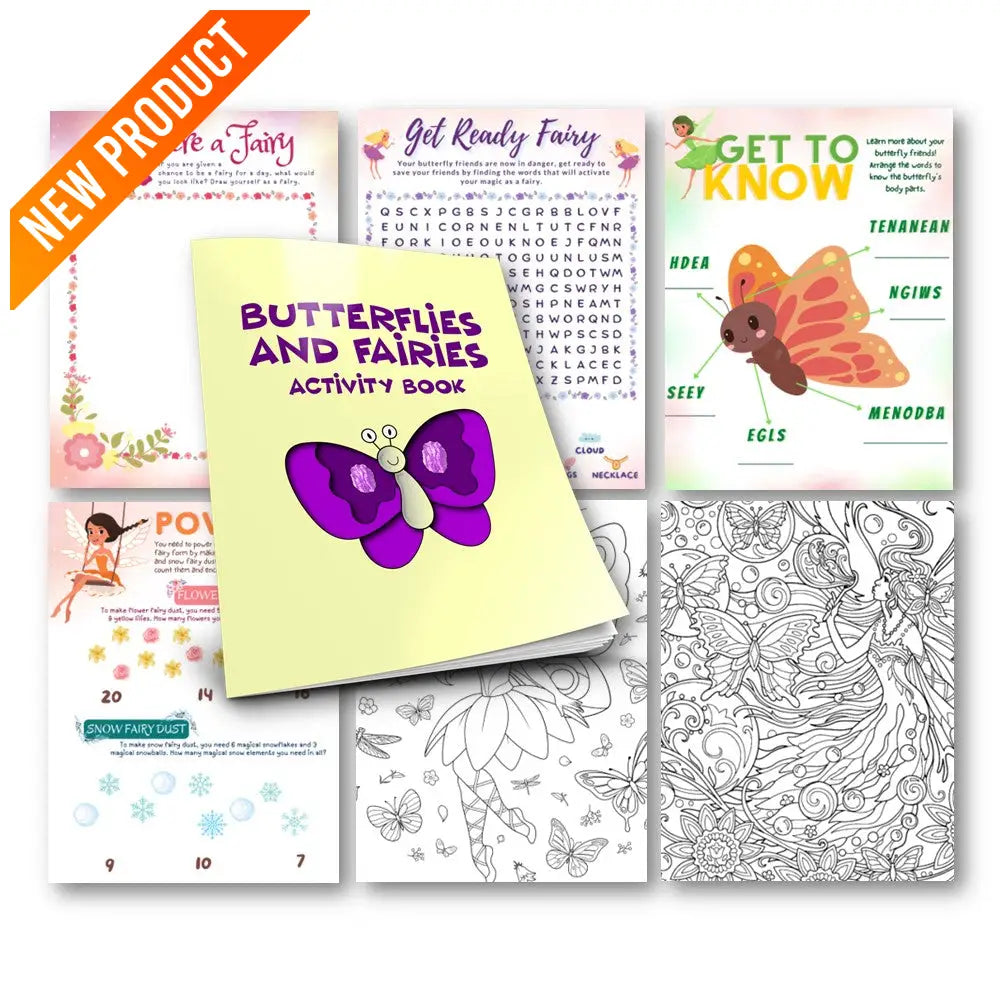 ’Fairies & Butterflies’ Kid’s Workbook - Plr Printable Journals
