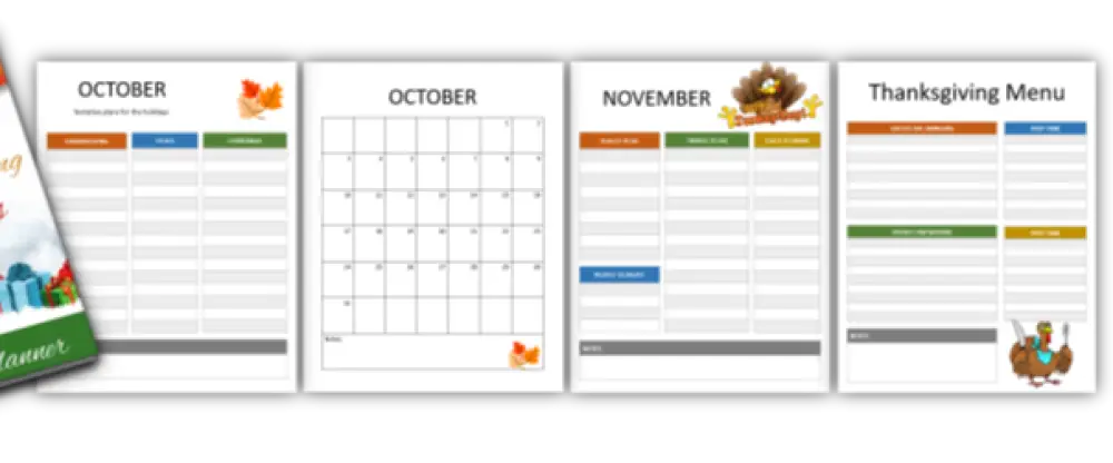 Thanksgiving to Christmas Planning Planner PLR