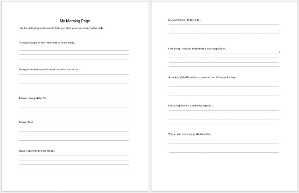 Things I Can Do Differently Checklist And Worksheet Printable Worksheets Checklists Plr