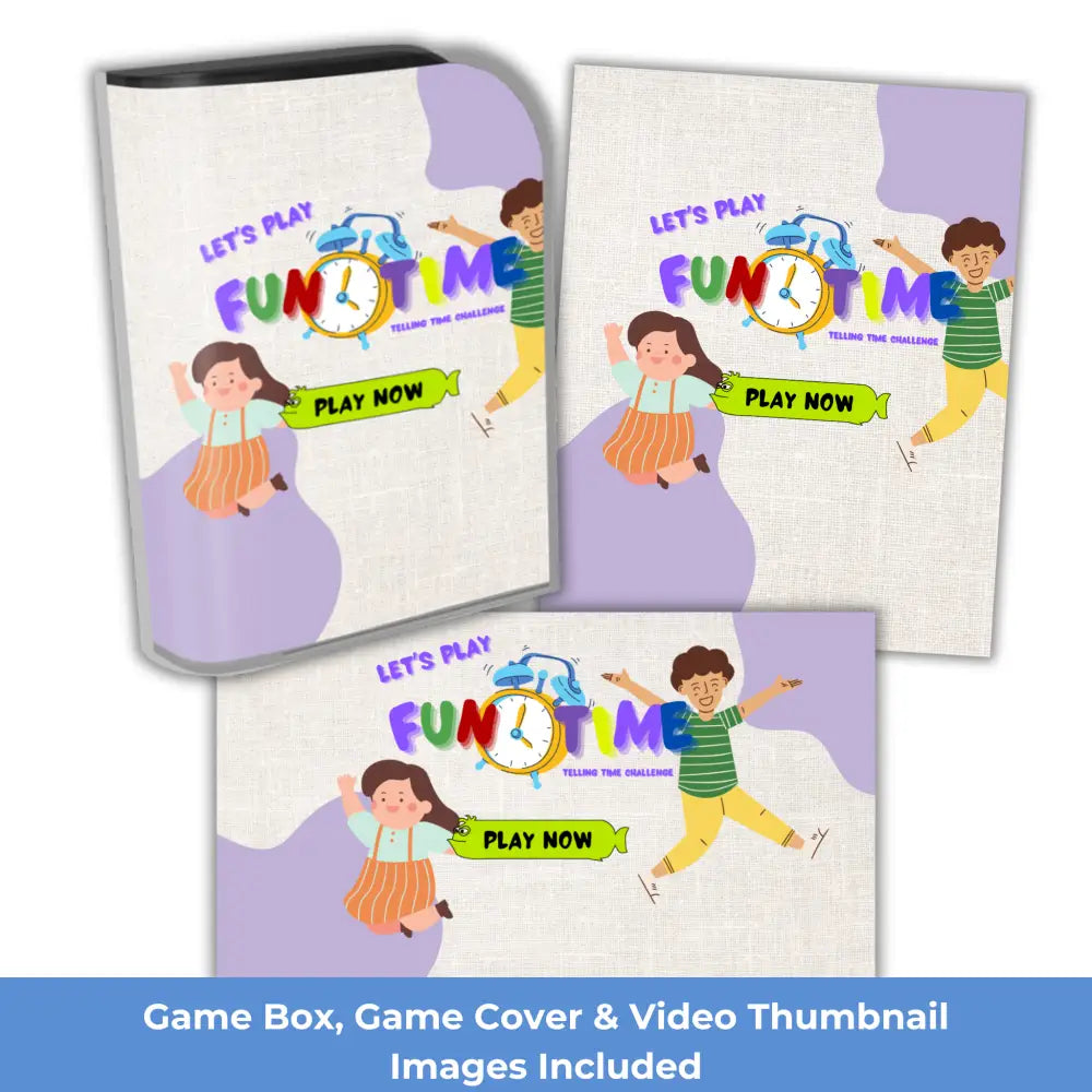 Time Telling Challenge Kid’s Game- Plr Rights Printable Journals