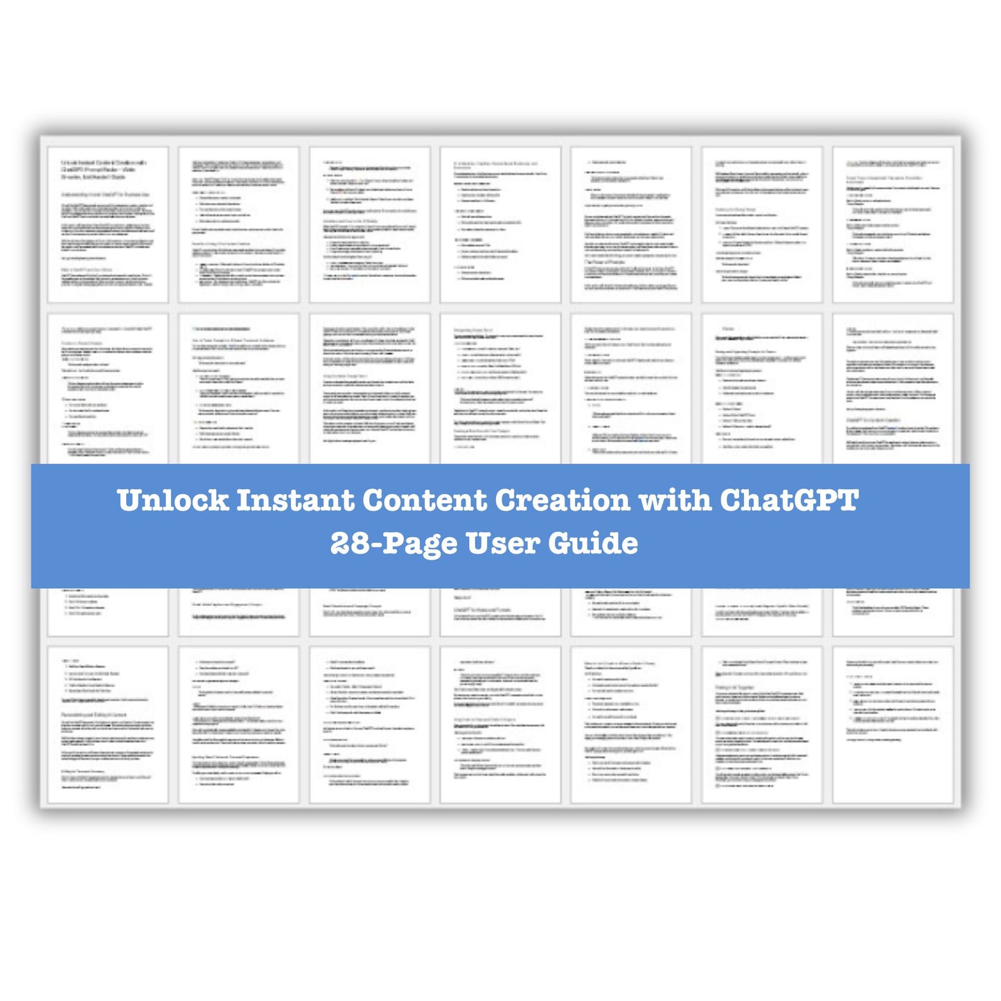 Unlock instant content creation with chatgpt guide and templates plr