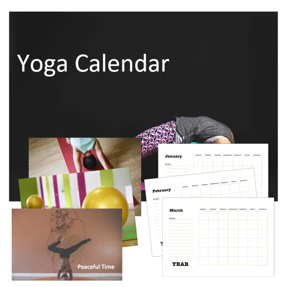 Yoga Life Calendar PLR