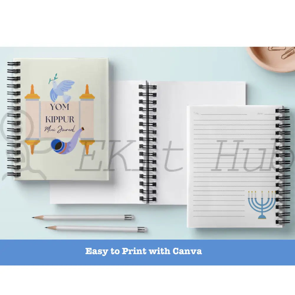 Yom Kippur Canva Journal Template - Mini Plr Templates
