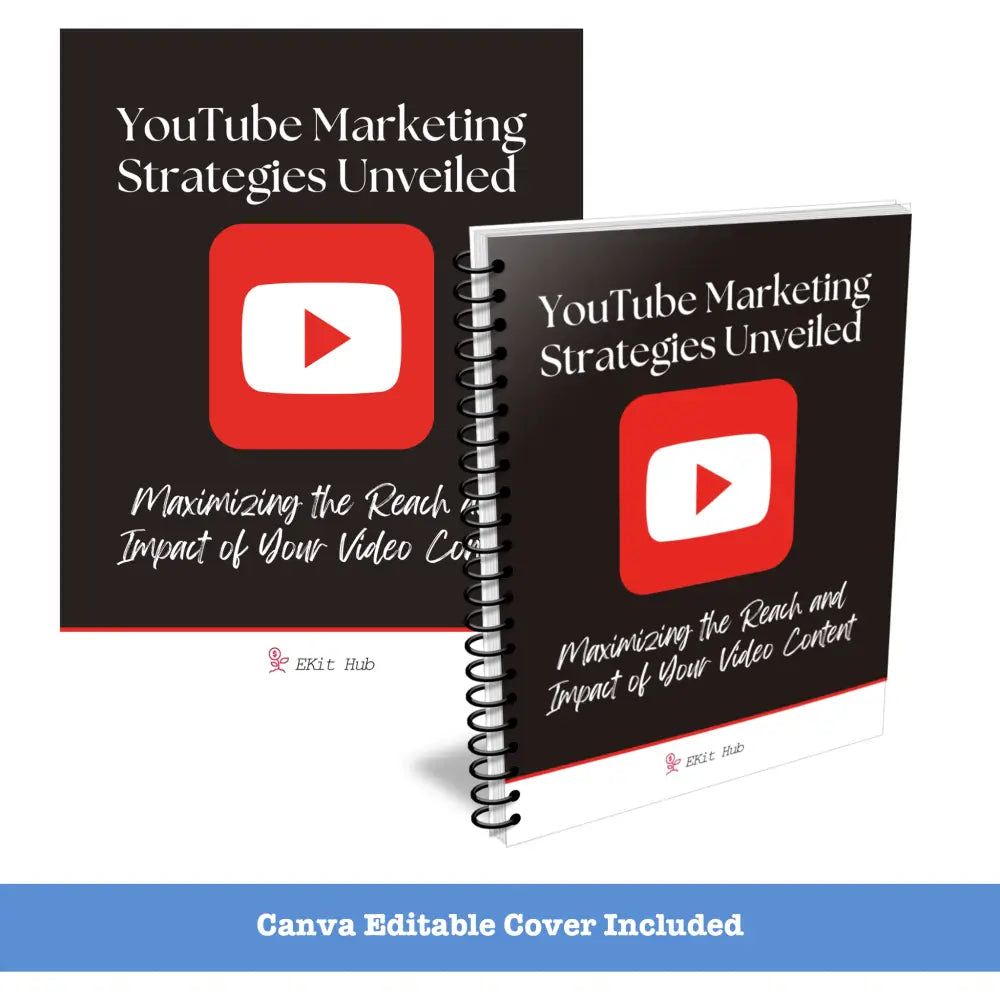 Youtube Marketing Strategies Unveiled Guide + Templates Business
