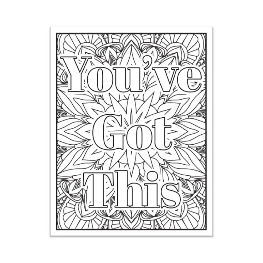 you've got this plr coloring page
