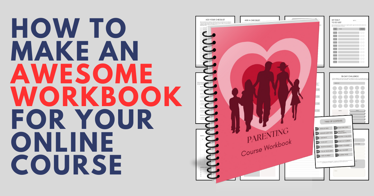 What to Include in a Printable Workbook for Your Online Course