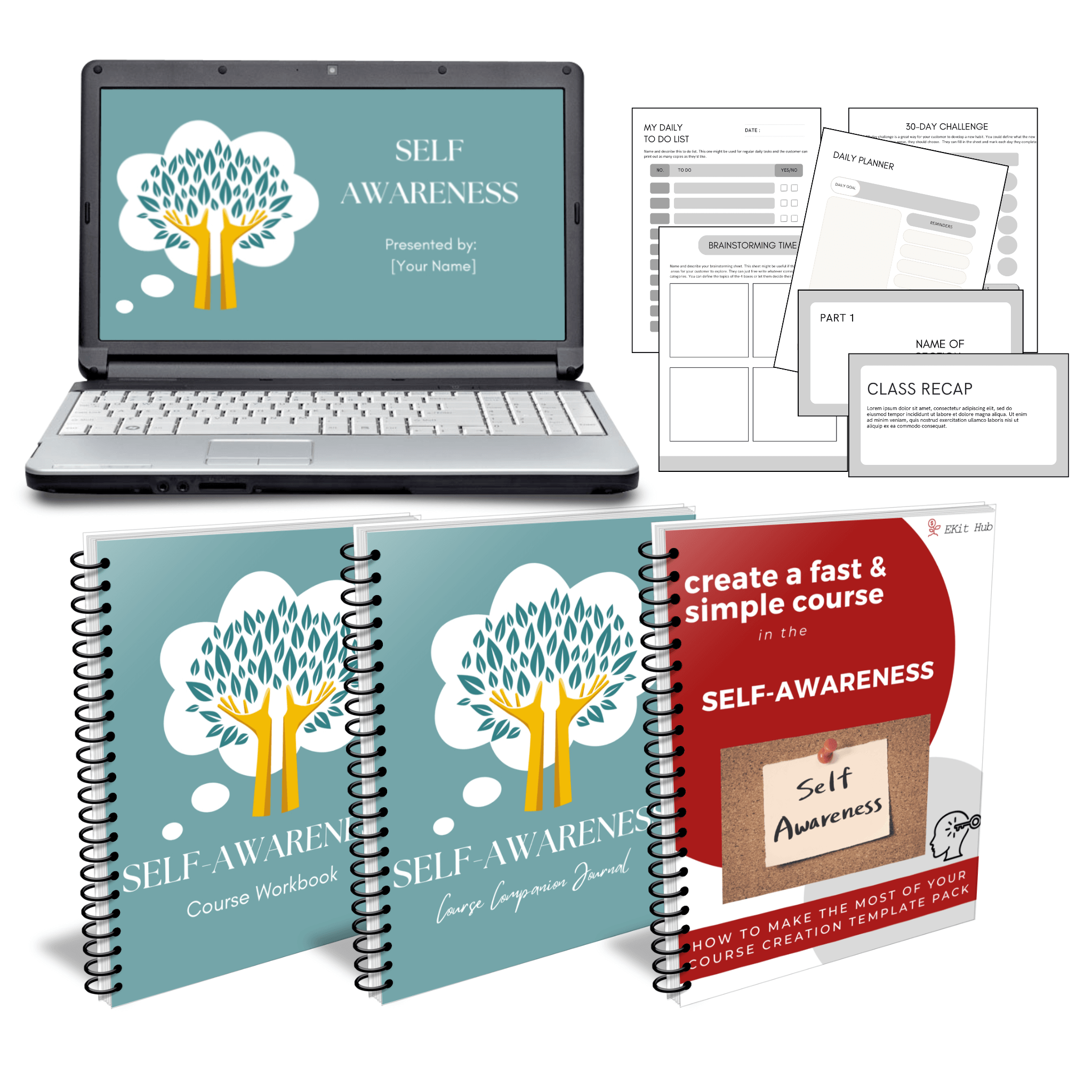 Canva Course Template Packs - Create a Fast & Simple Course in a Varie