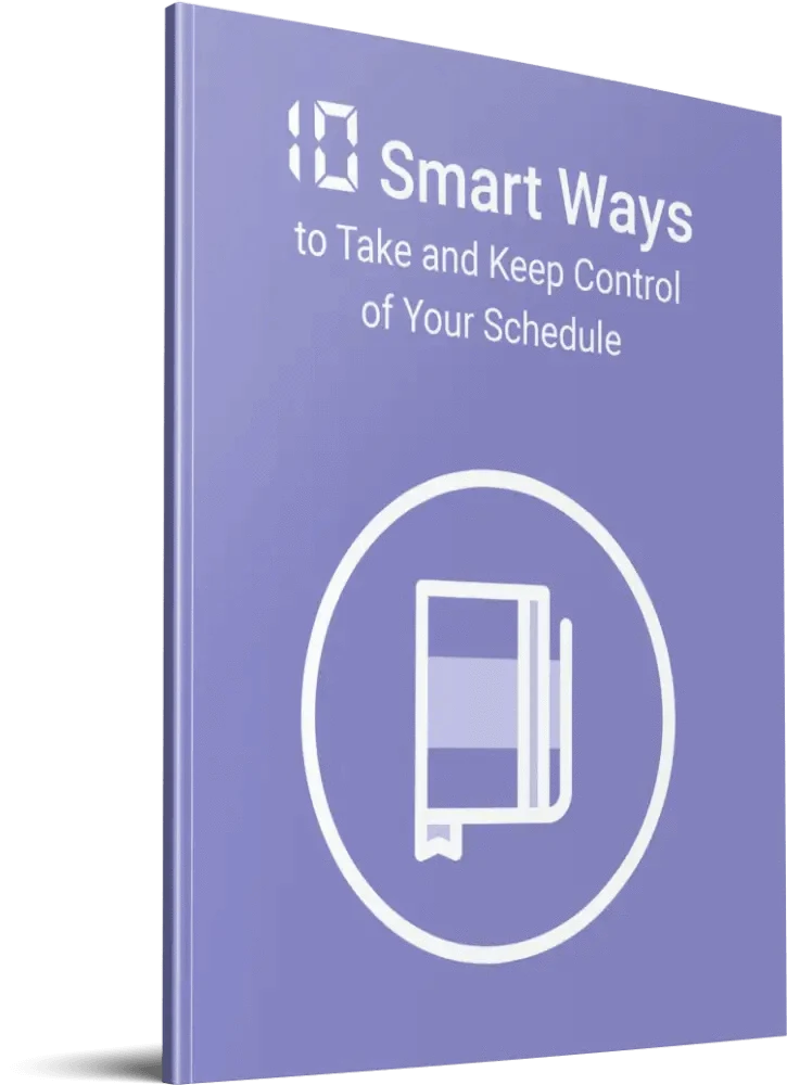 Person taking control of their schedule