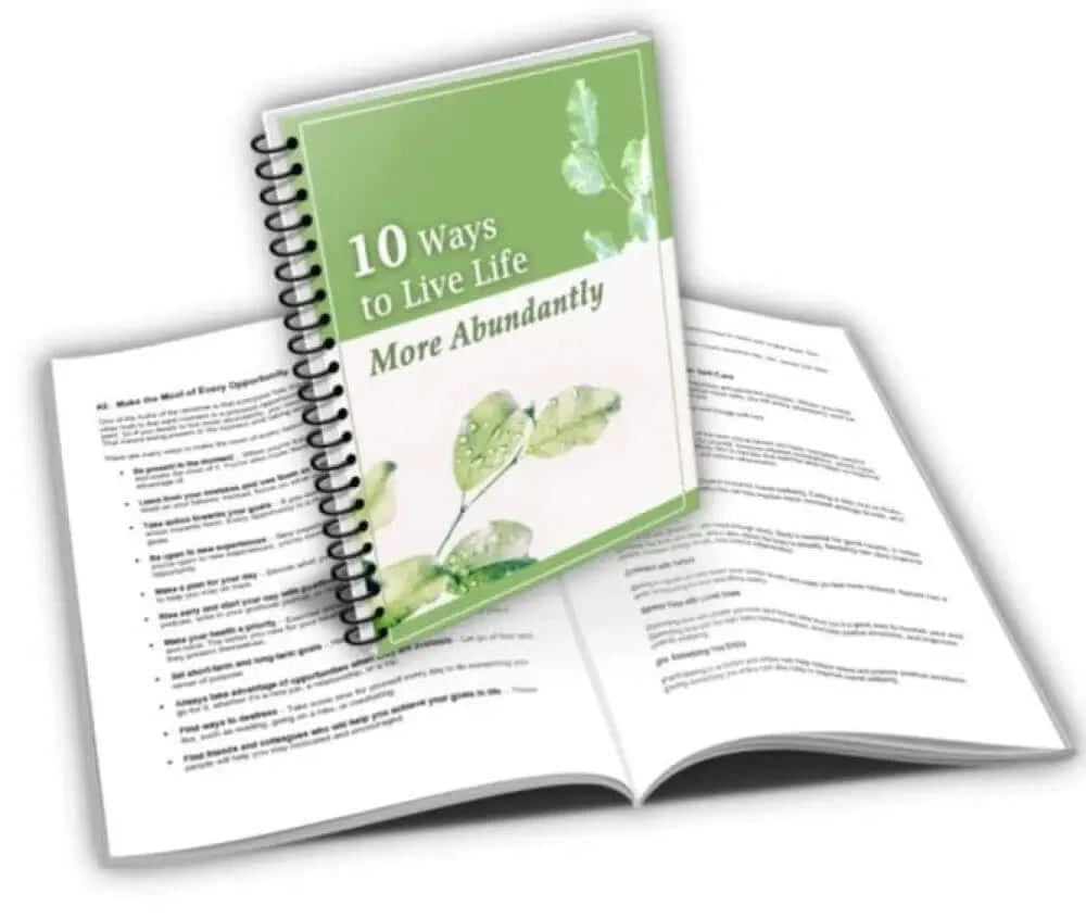 10 Ways To Live Life More Abundantly Plr Report - Personal Development Content With Private Label