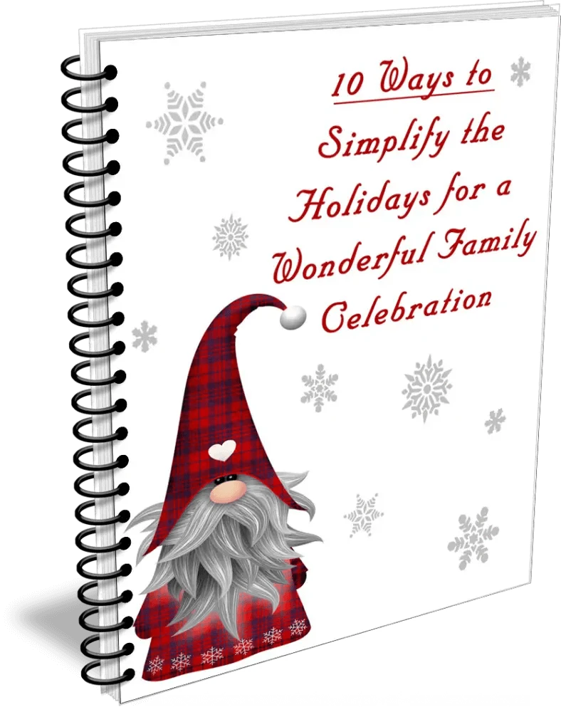 ways to simplify Christmas and the Holidays PLR