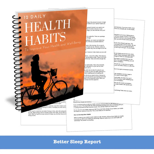 12 Health Habits Plr Report - Improve Your And Well-Bring Reports