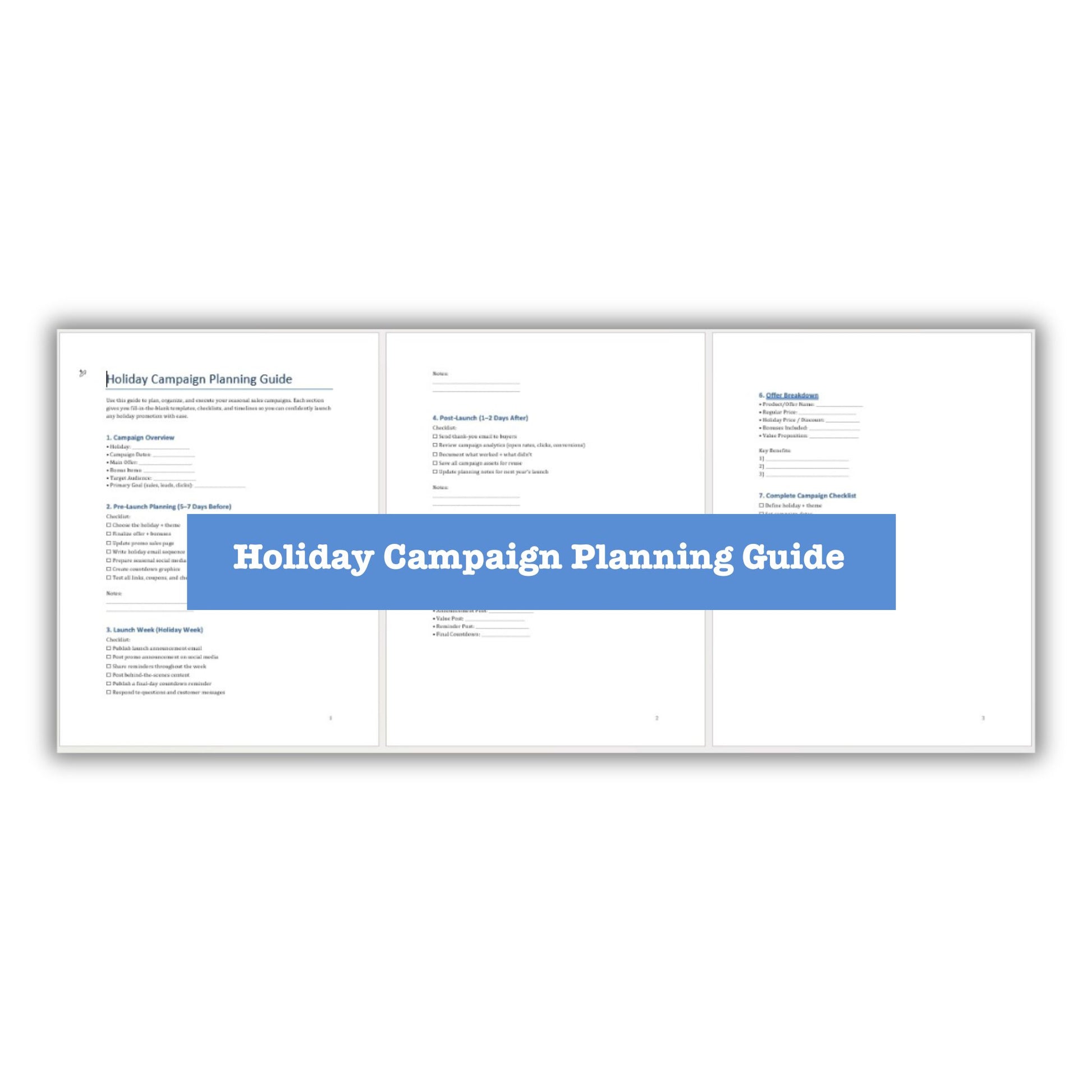 Effortless Holiday Sales PLR Guide