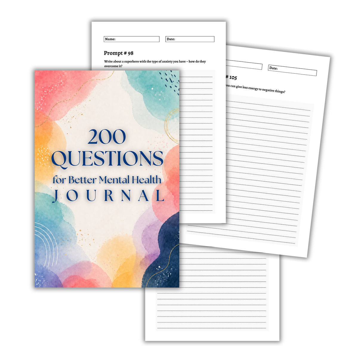 PLR Journal 200 Questions for Better Mental Health