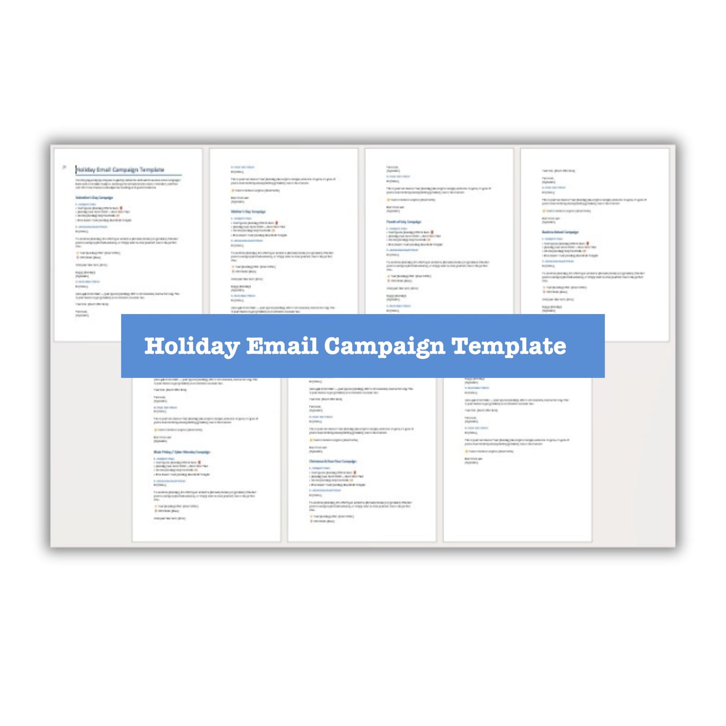 Effortless Holiday Sales PLR Holiday Email ampaign