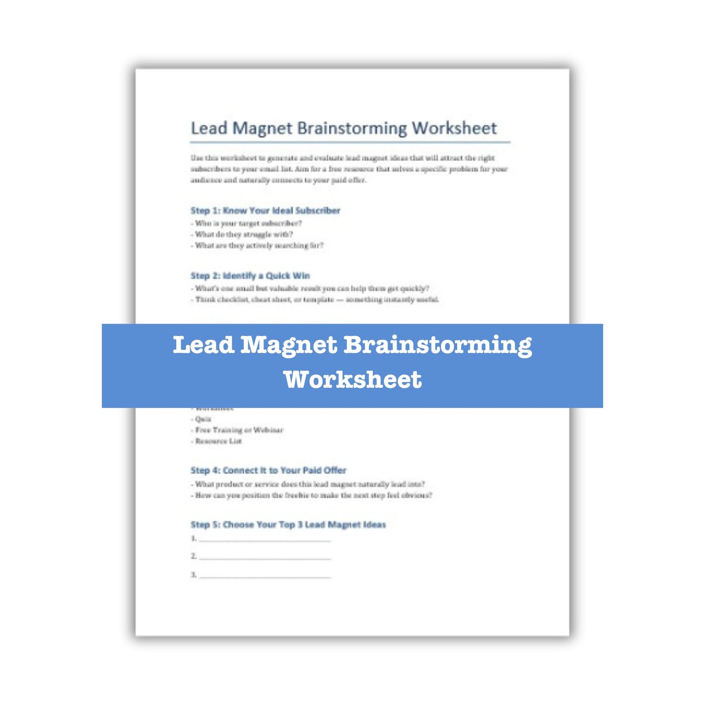 The Email Blueprint: Grow, Nurture, and Sell on Autopilot Guide + Templates