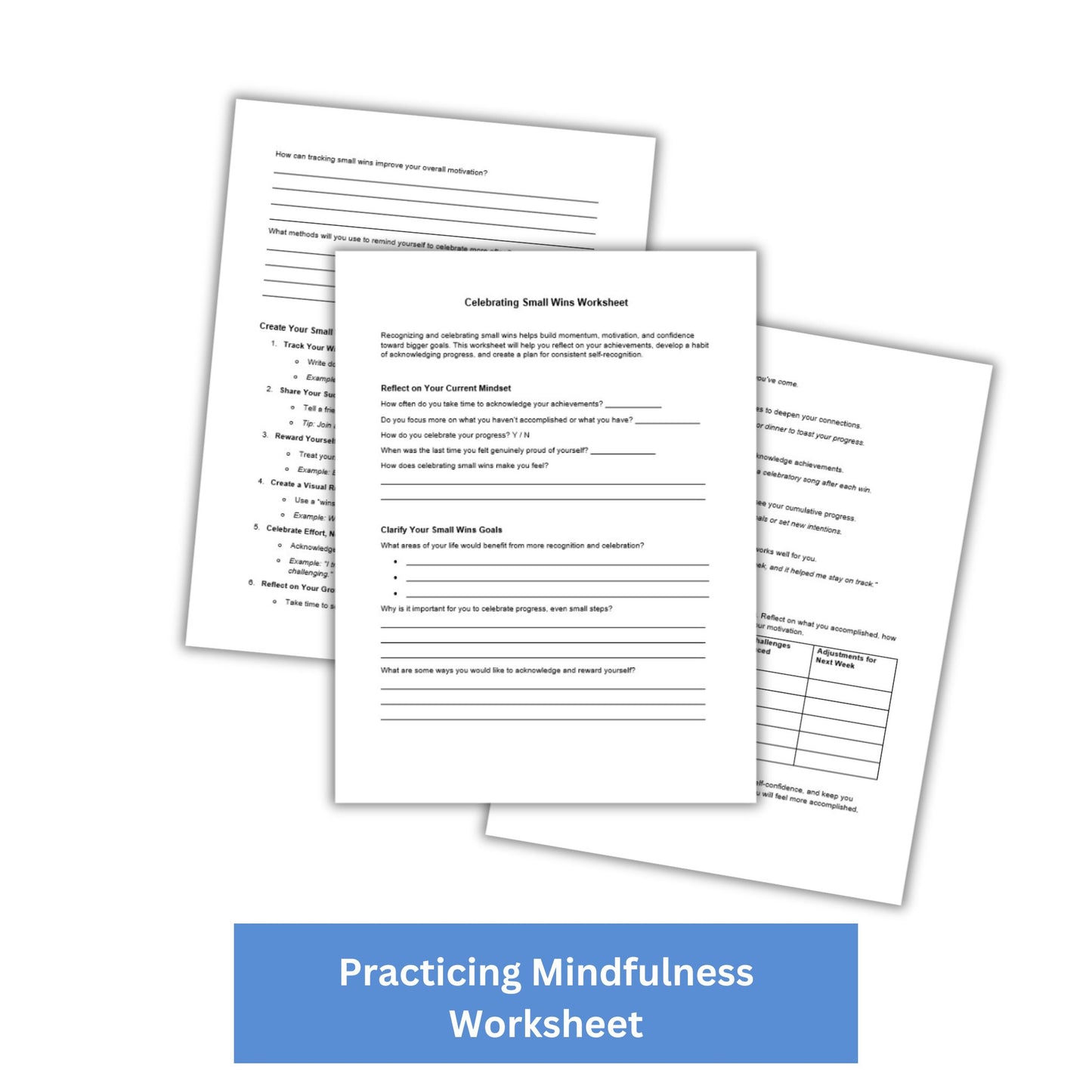 Practicing Mindful Listening PLR Checklist & Worksheet