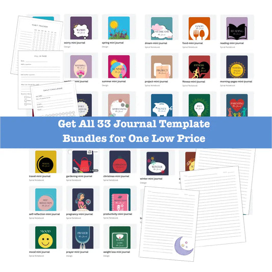 33 Niche Mini Journal Templates - Get The Complete Canva Collection