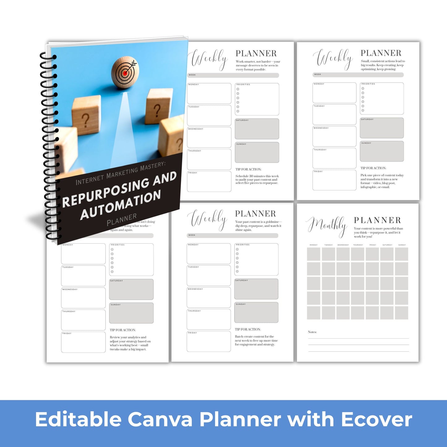 Repurposing and Automation PLR Course Planner