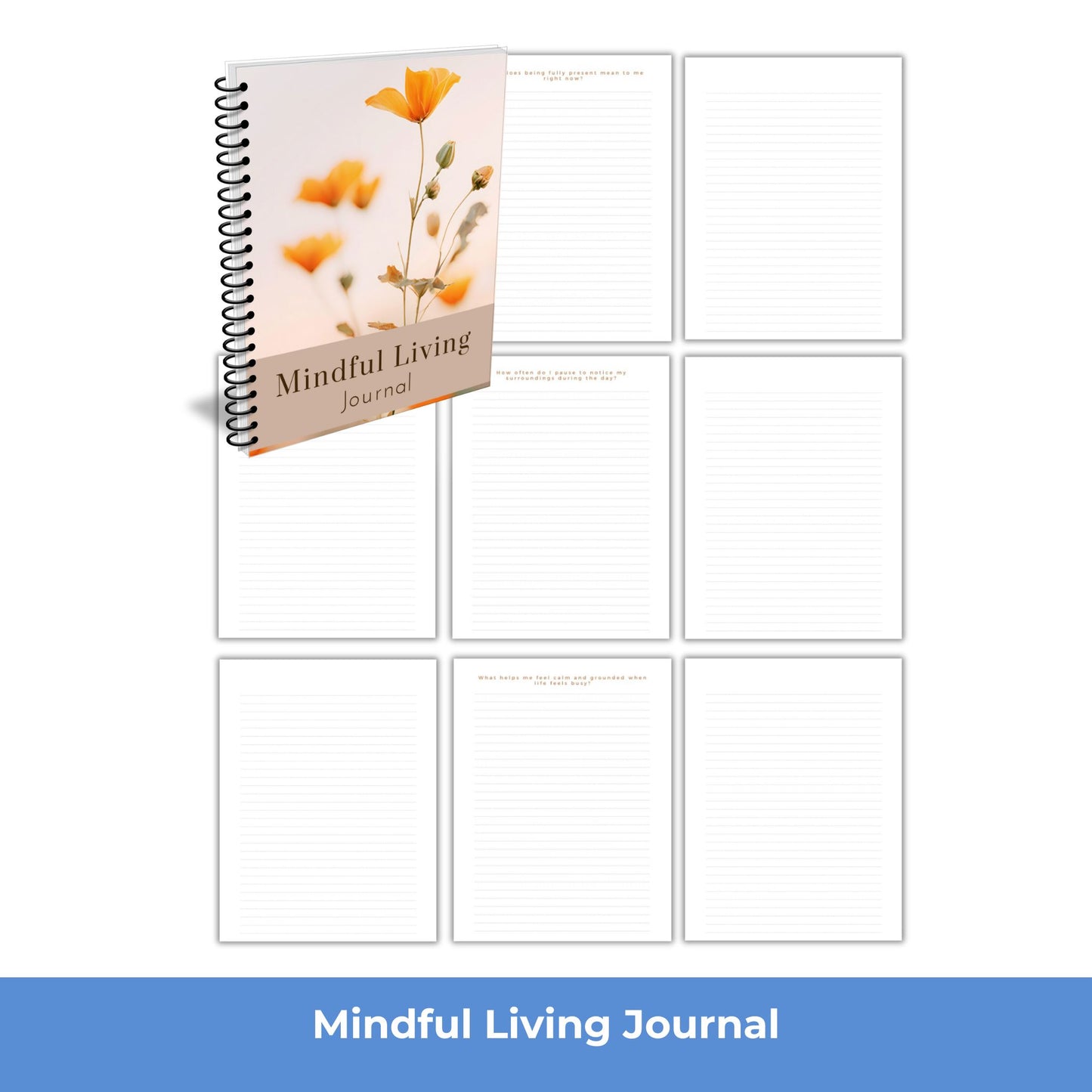 mindful living journal plr