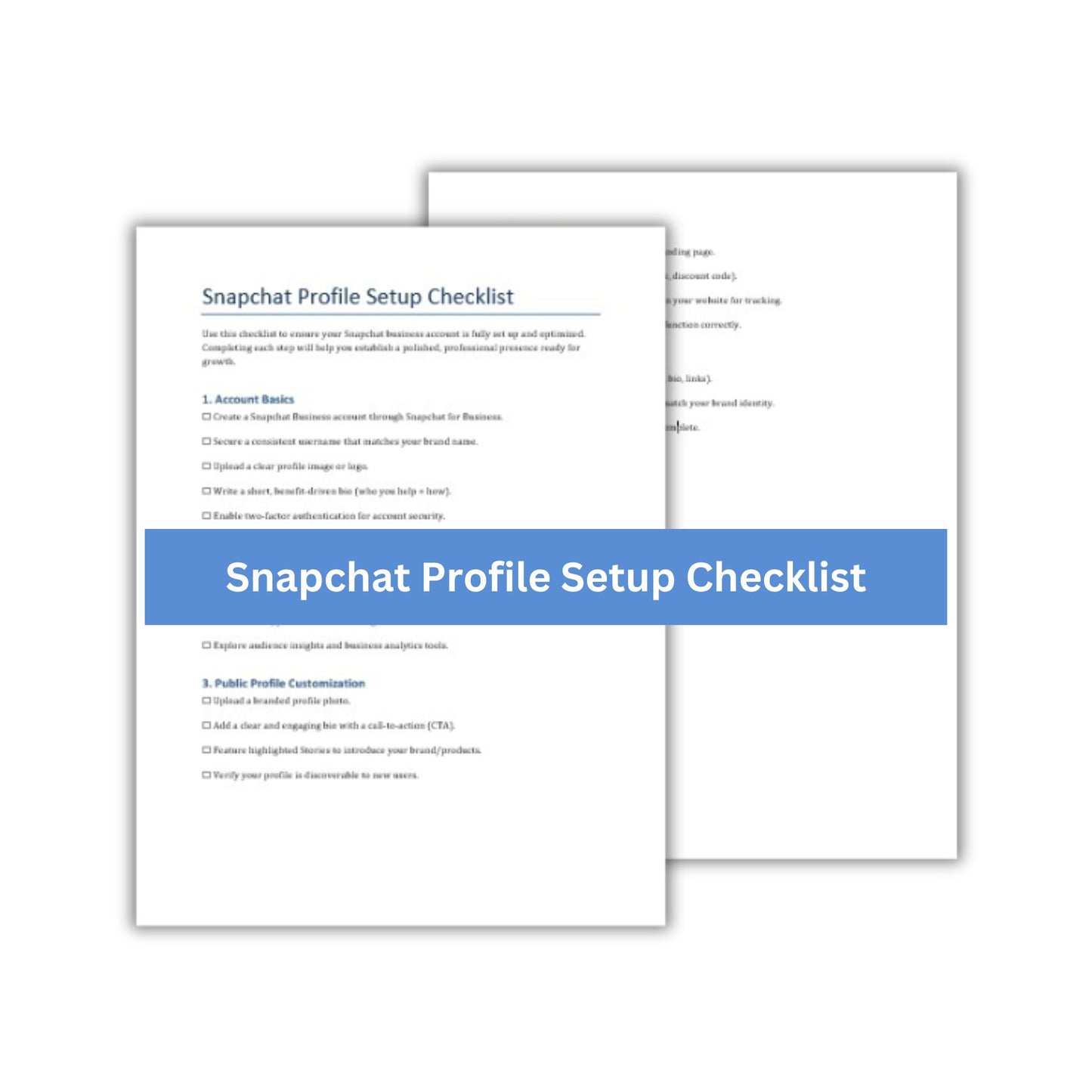 Snapchat for Business Guide + Templates