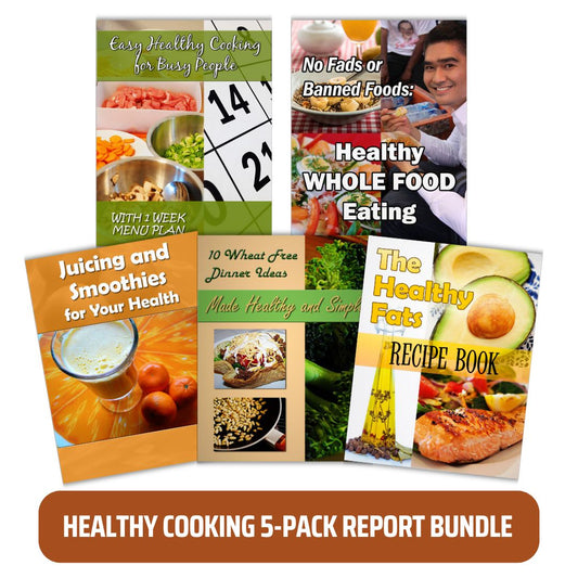 Healthy Cooking 5 Pack PLR Recipe Bundle